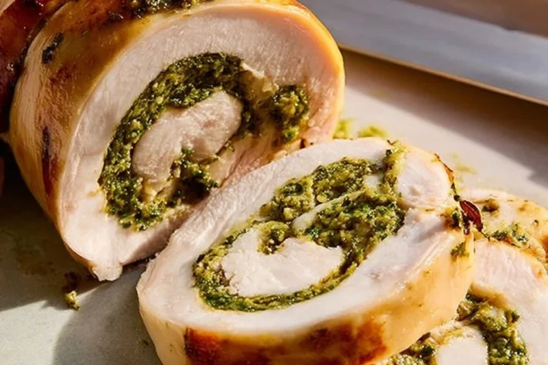 Garlic & Herb Turkey Roulade