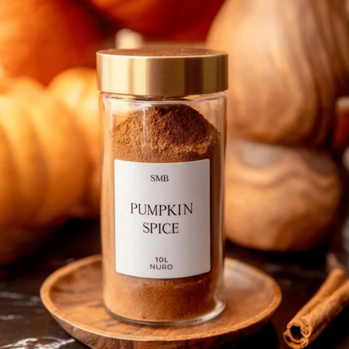 Ingredients for homemade pumpkin pie spice blend in a bowl