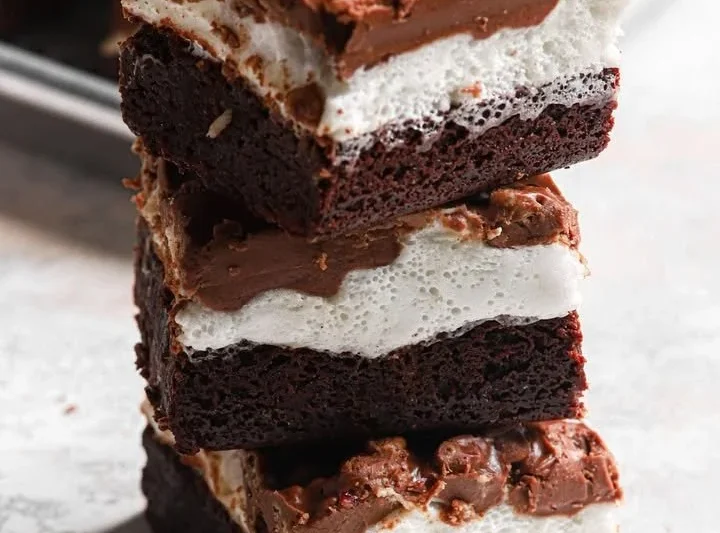Marshmallow Crunch Brownie Bars
