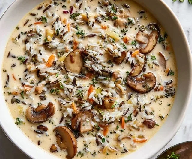 Mushroom Wild Rice Soup