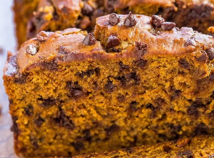 Pumpkin Chocolate Chip Bread
