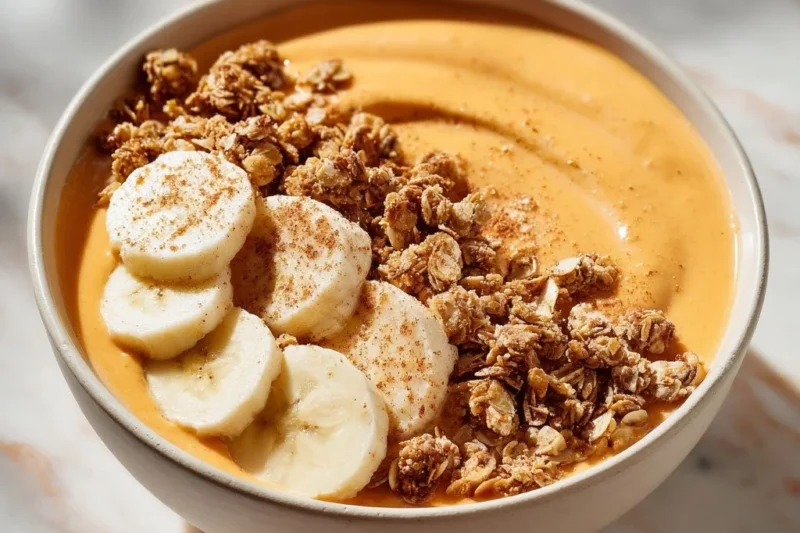 Pumpkin Pie Smoothie Bowl