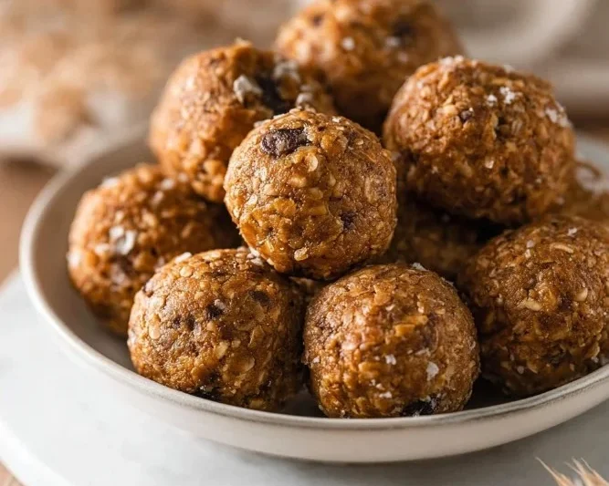 Healthy pumpkin protein balls packed with nutrition and flavor