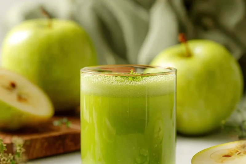 Refreshing Green Apple Juice