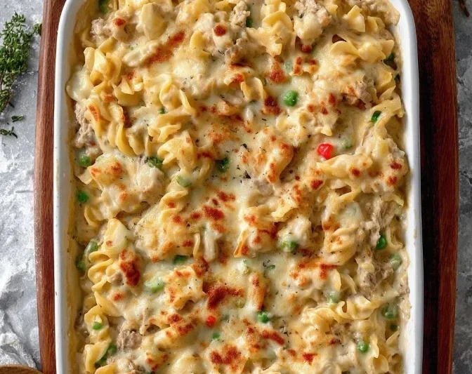 The BEST Tuna Casserole