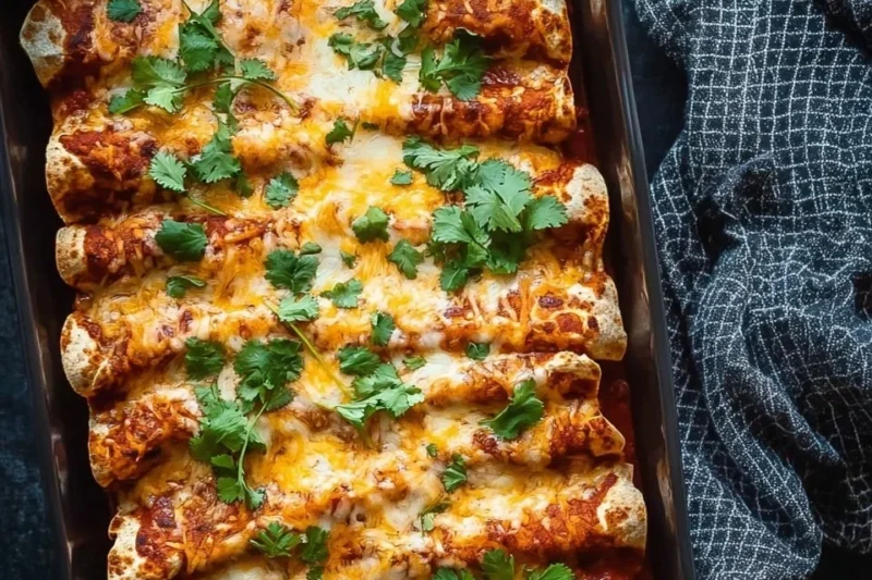 Turkey and Black Bean Enchiladas