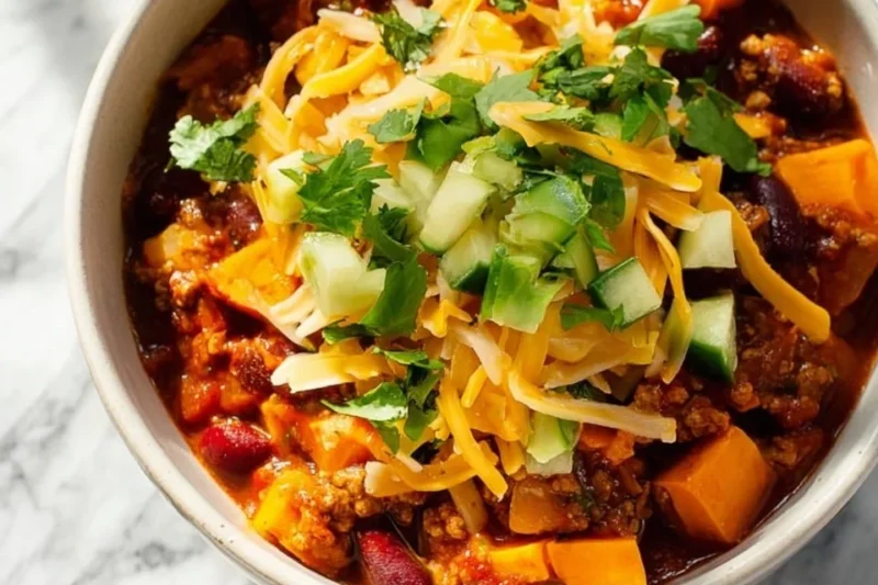 Turkey Sweet Potato Chili