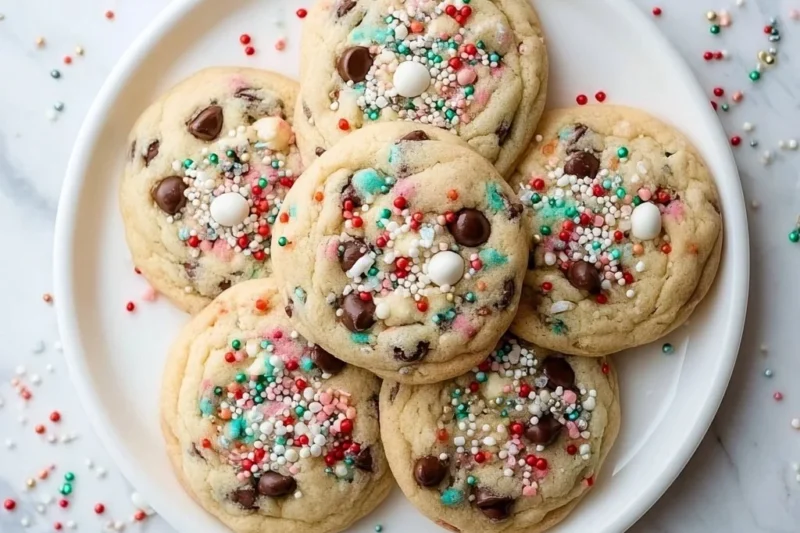 Winter Wonderland Chocolate Chip Cookies