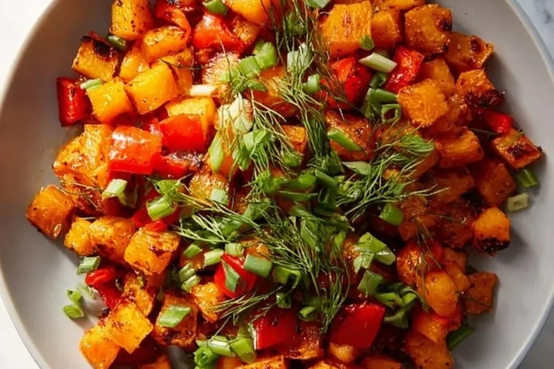 Air Fryer Sweet Potato Hash