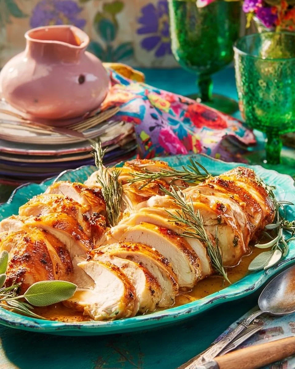 Juicy air fryer turkey breast cooked to perfection for a delicious meal