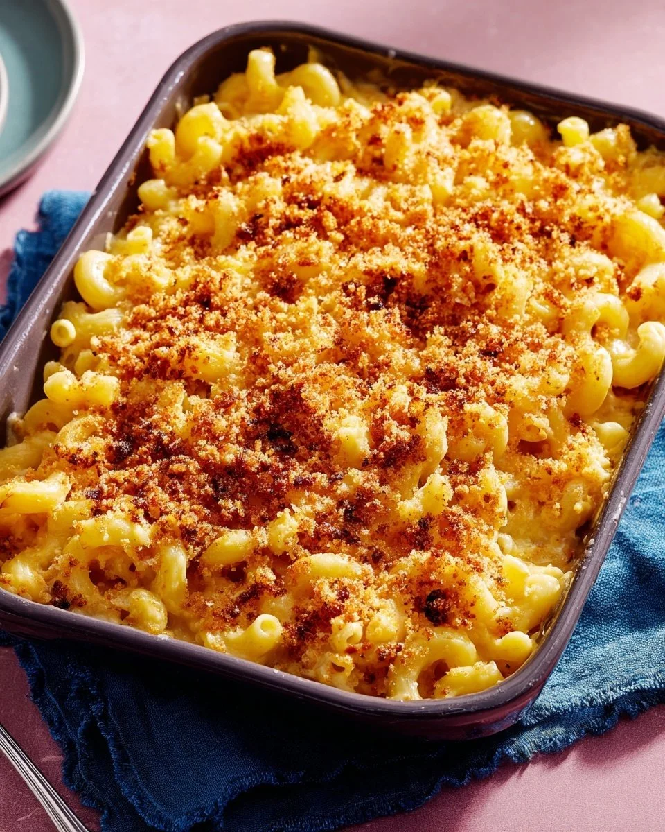 Delicious BA's Best Mac and Cheese with creamy cheese sauce and pasta