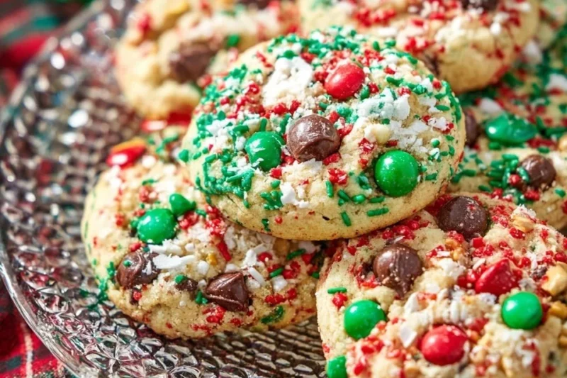 Christmas Chocolate Chip Cookies
