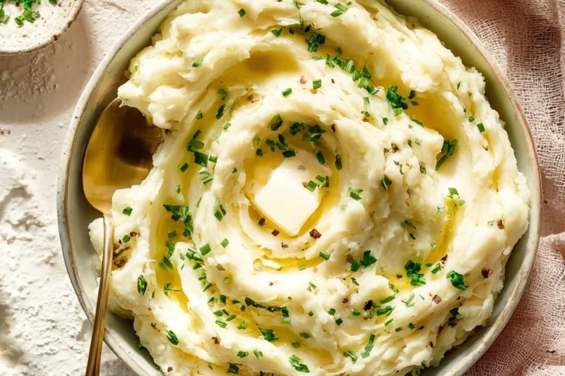 Easy Creme Fraiche Mashed Potatoes