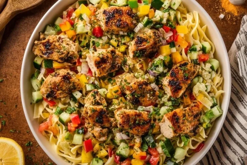 Mediterranean Chicken Orzo Bowls