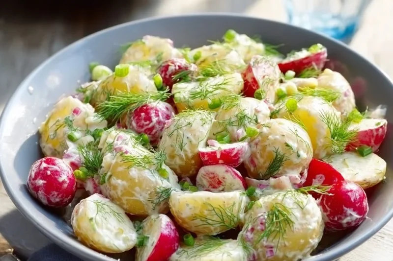 Pickled Onion Potato Salad