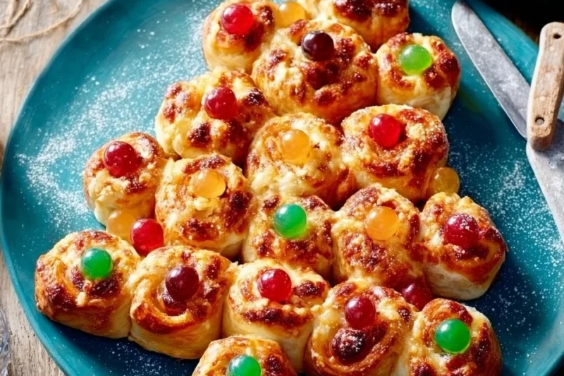 Pull-Apart Cheese And Onion Christmas Tree