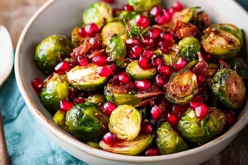 Roasted Brussels Sprouts with Bacon