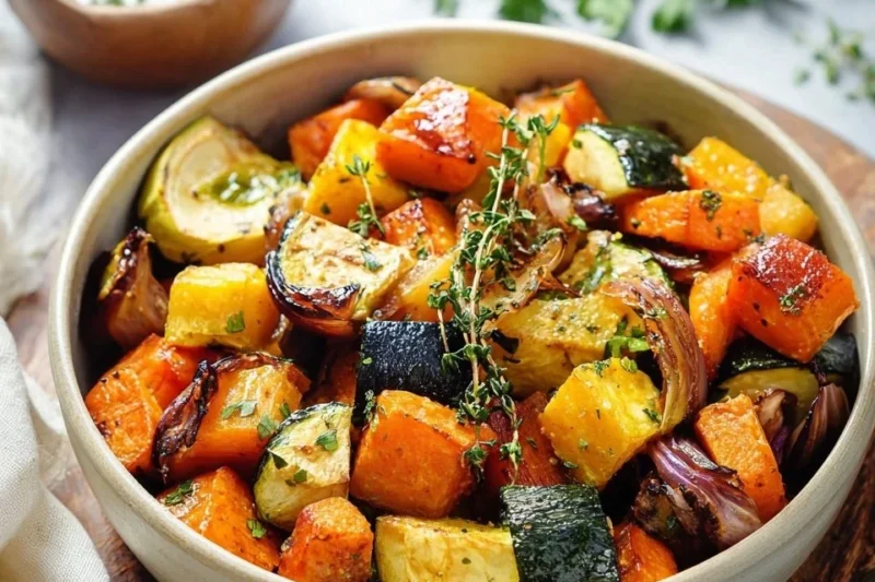 Roasted Root Vegetables with Balsamic Glaze