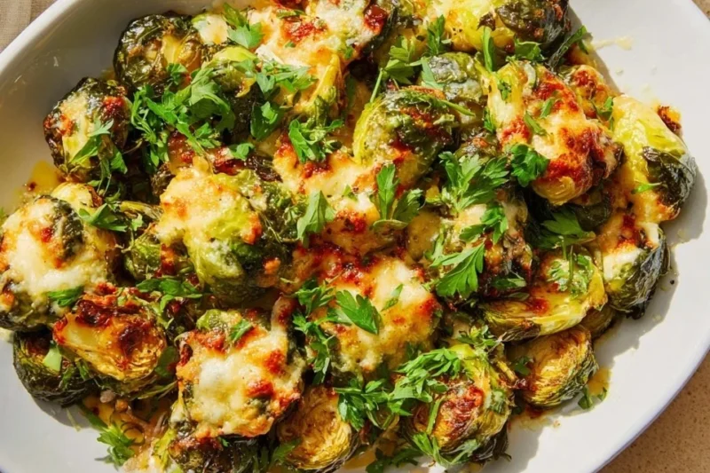 Smashed Brussels Sprouts