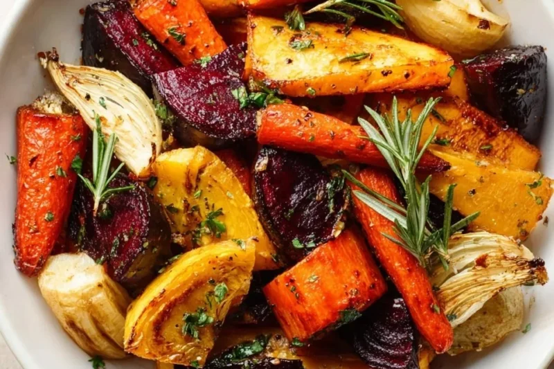 Tender Roasted Root Vegetables